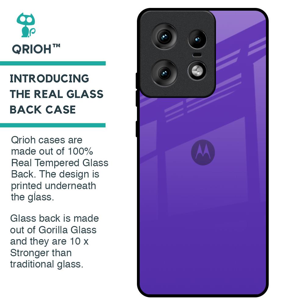 Amethyst Purple Glass Case for Motorola Edge 50 Pro 5G