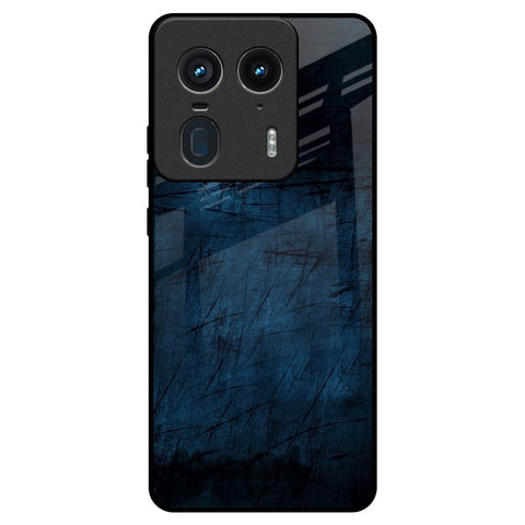 Dark Blue Grunge Motorola Edge 50 Ultra 5G Glass Back Cover Online