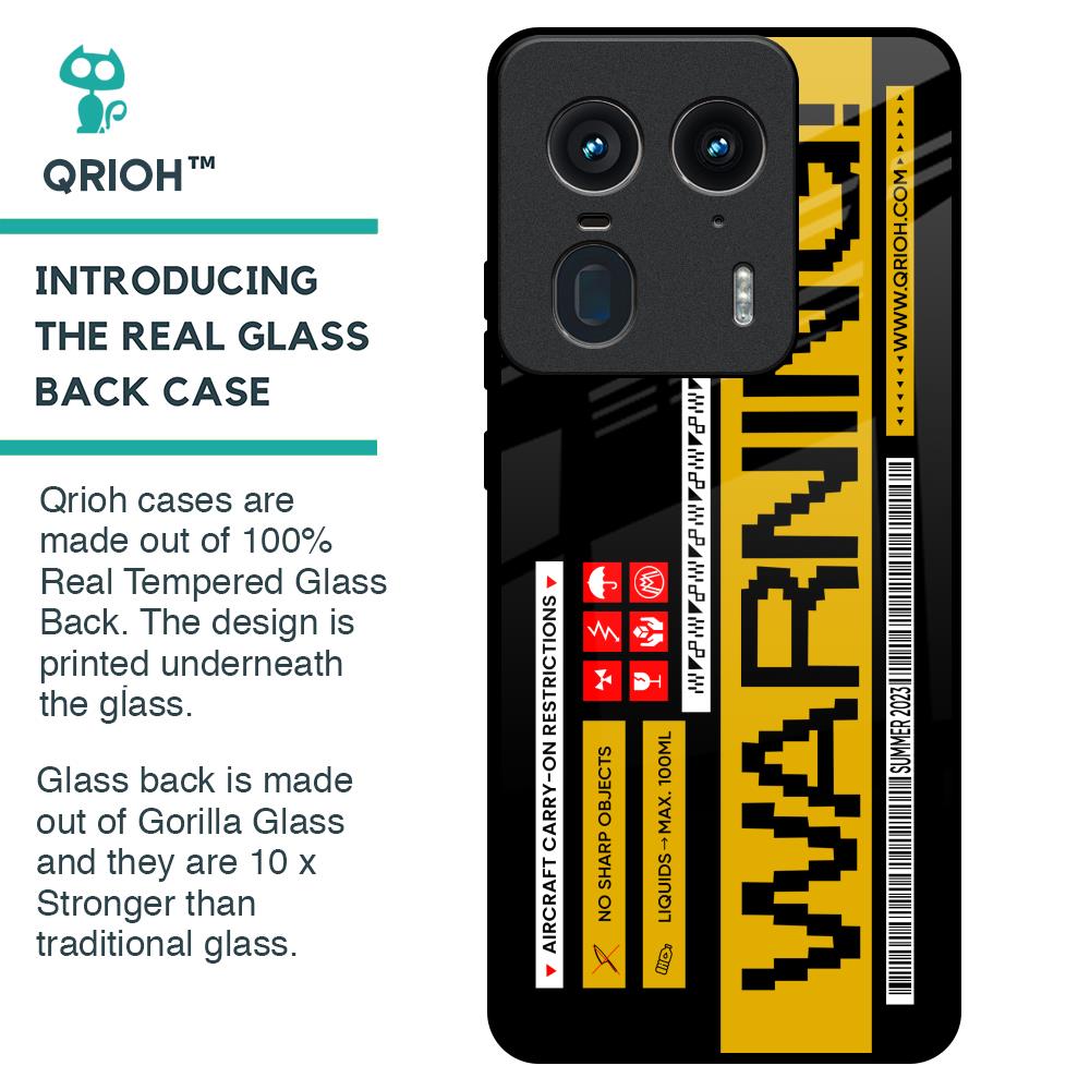 Aircraft Warning Glass Case for Motorola Edge 50 Ultra 5G