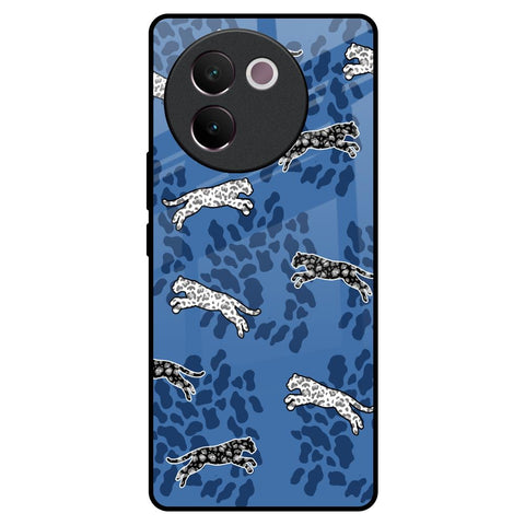 Blue Cheetah Vivo V30e Glass Back Cover Online