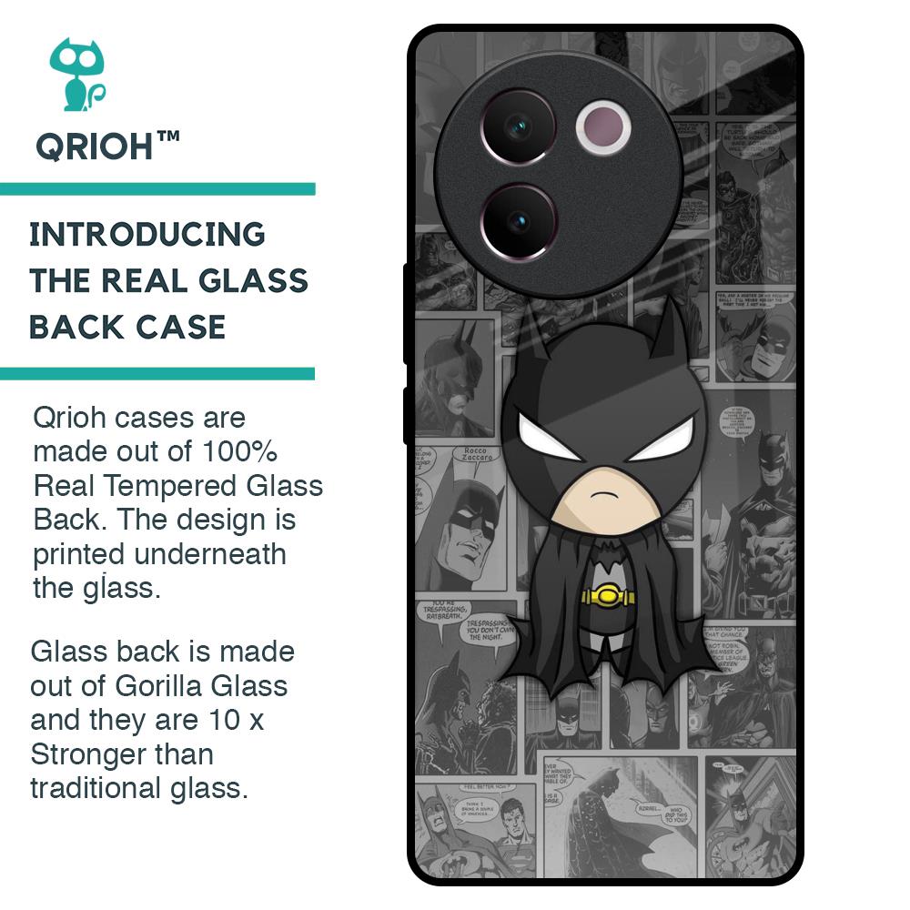Cartoon Art Glass Case for Vivo V30e
