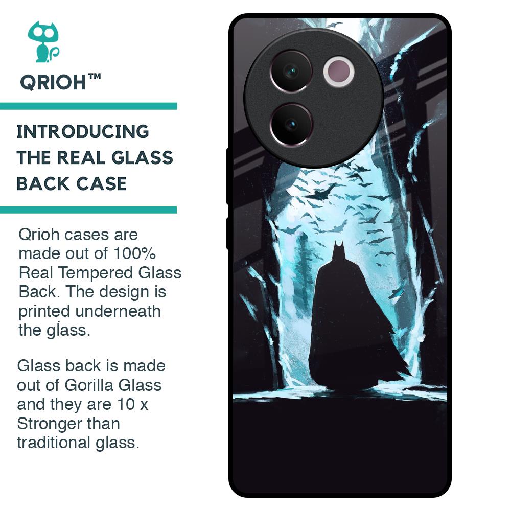 Dark Man In Cave Glass Case for Vivo V30e