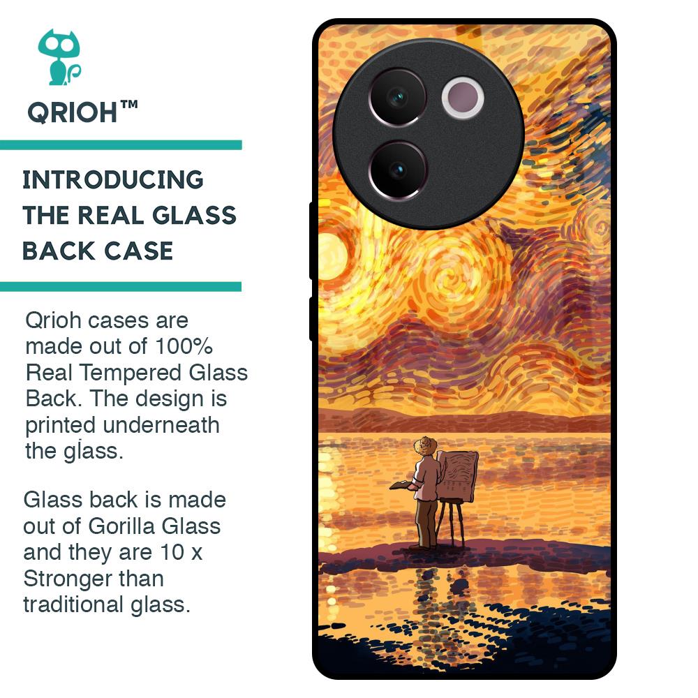 Sunset Vincent Glass Case for Vivo V30e