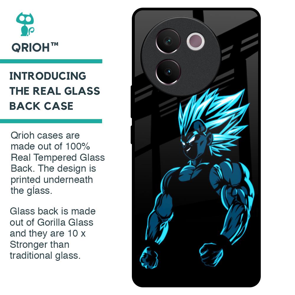 Pumped Up Anime Glass Case for Vivo V30e