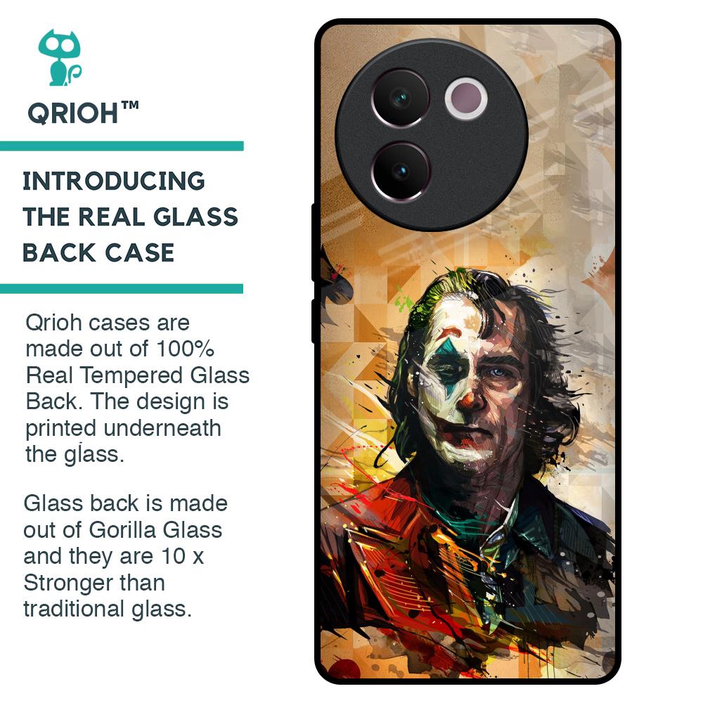 Psycho Villain Glass Case for Vivo V30e