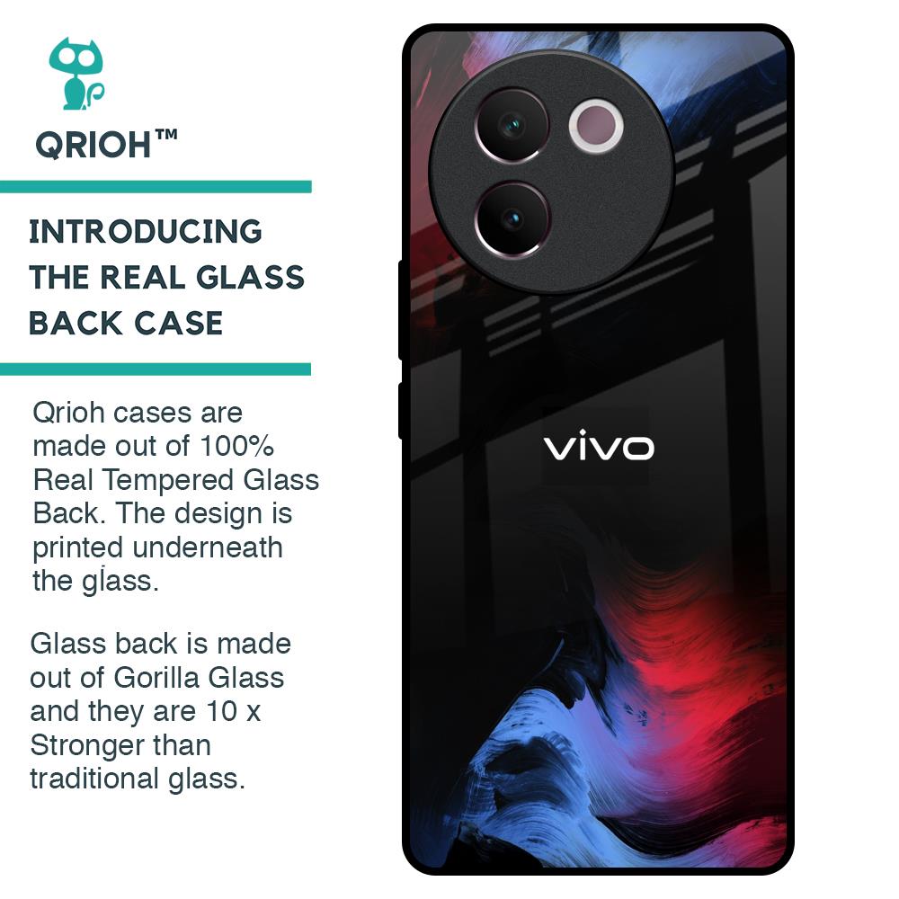 Fine Art Wave Glass Case for Vivo V30e
