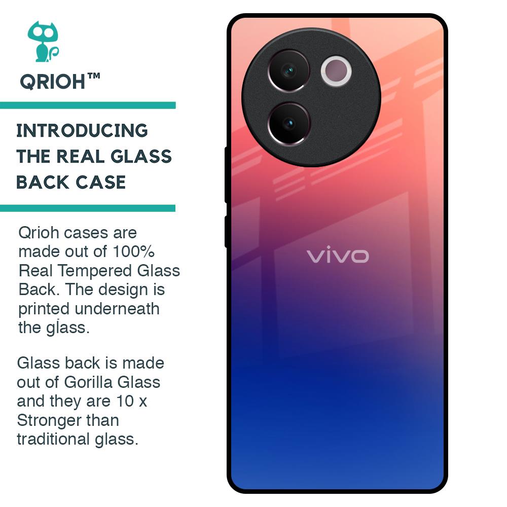Dual Magical Tone Glass Case for Vivo V30e