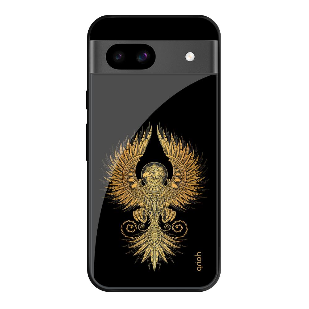 Mythical Phoenix Art Google Pixel 8A Glass Cases & Covers Online