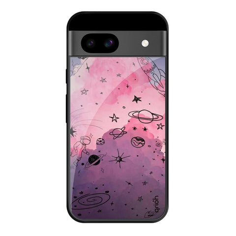 Space Doodles Google Pixel 8A Glass Cases & Covers Online