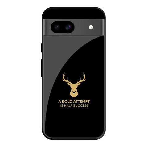 Black Gold Deer Google Pixel 8A Glass Cases & Covers Online