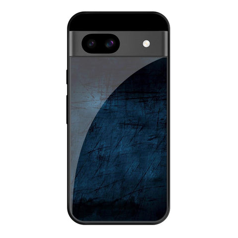 Dark Blue Grungy Google Pixel 8A Glass Cases & Covers Online