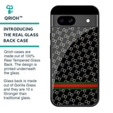 Branded Texture Glass Case for Google Pixel 8A