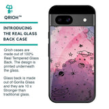 Space Doodles Glass Case for Google Pixel 8A