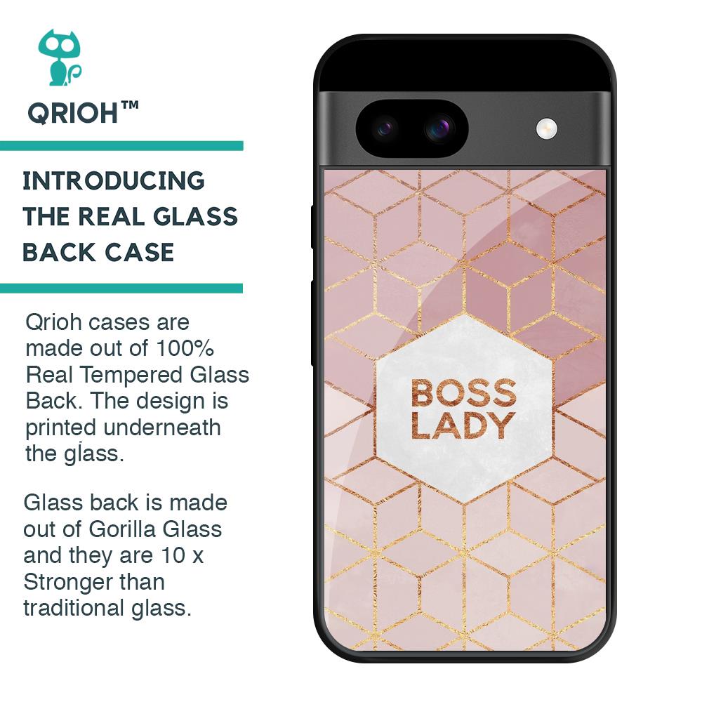Boss Lady Glass Case for Google Pixel 8A