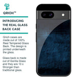 Dark Blue Grungy Glass Case for Google Pixel 8A