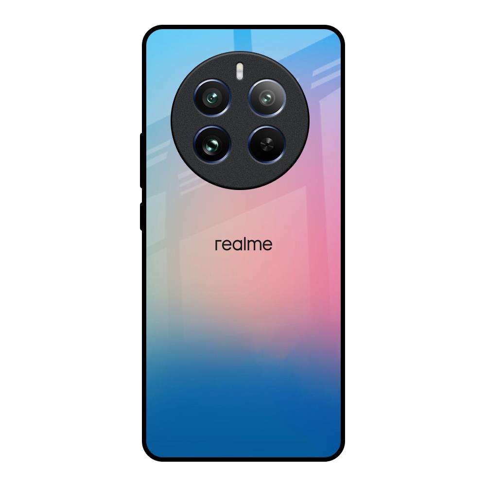 Blue & Pink Ombre Realme P1 5G Glass Back Cover Online