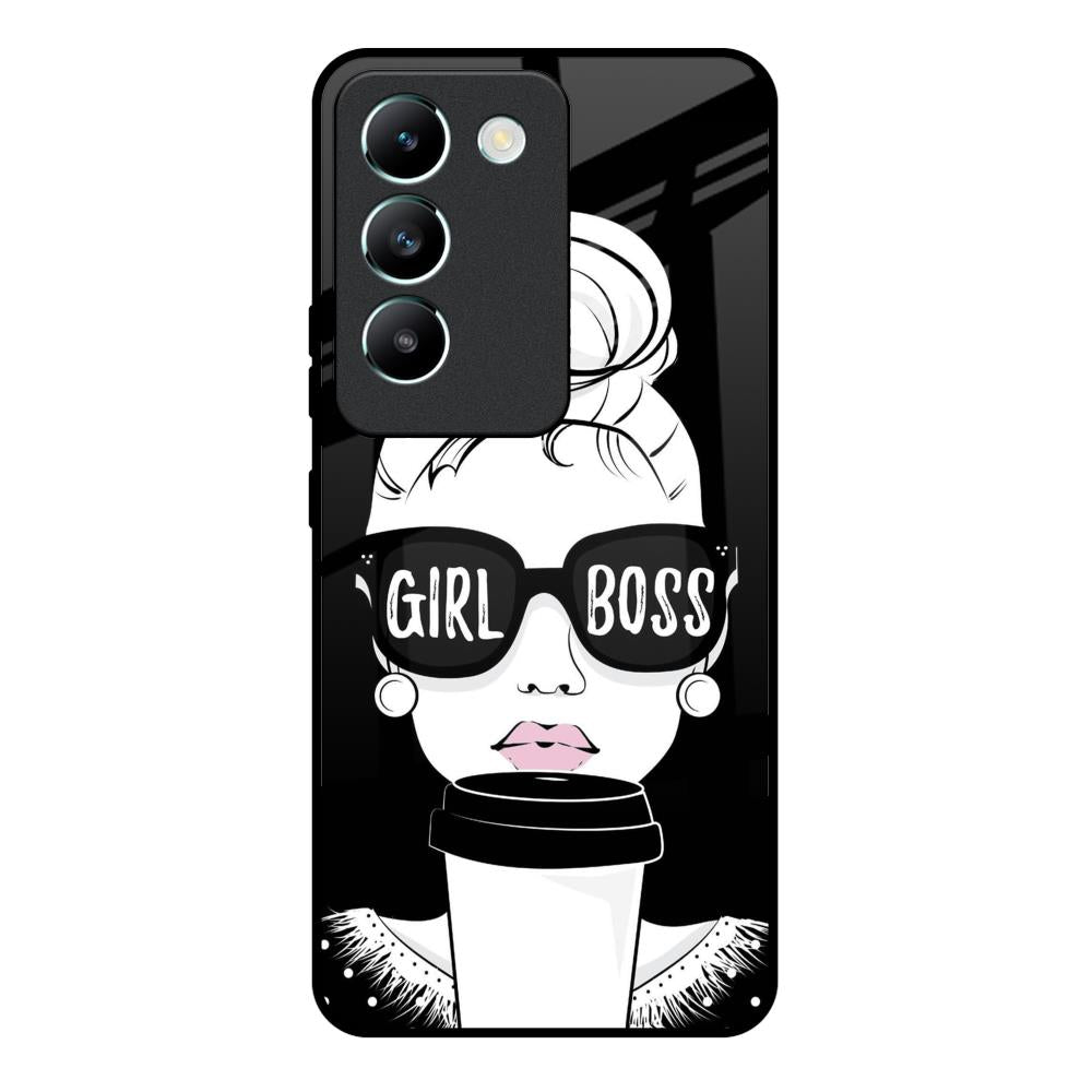 Girl Boss Vivo Y200e 5G Glass Back Cover Online