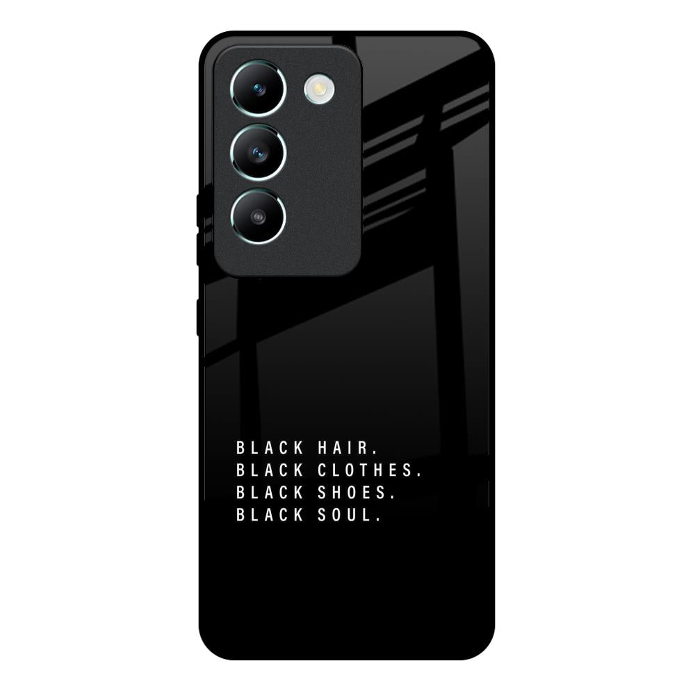 Black Soul Vivo Y200e 5G Glass Back Cover Online