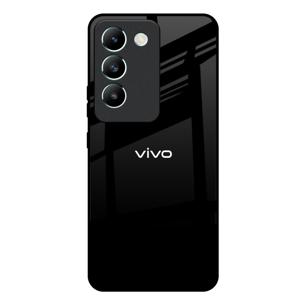 Jet Black Vivo Y200e 5G Glass Back Cover Online