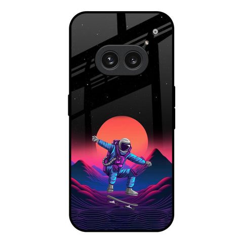 Retro Astronaut Nothing Phone 2a Plus Glass Back Cover Online