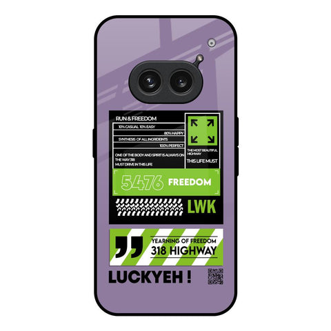 Run & Freedom Nothing Phone 2a Plus Glass Back Cover Online