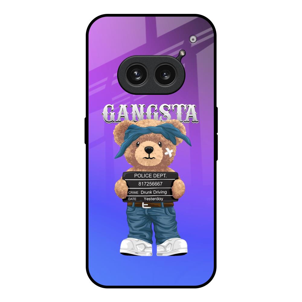 Gangsta Bear Nothing Phone 2a Plus Glass Back Cover Online