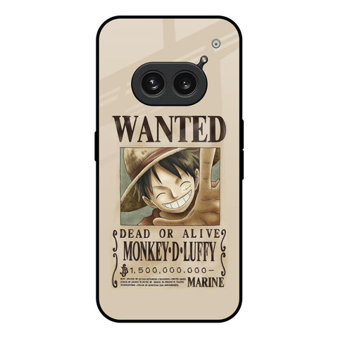 Luffy Wanted Nothing Phone 2a Plus Glass Back Cover Online
