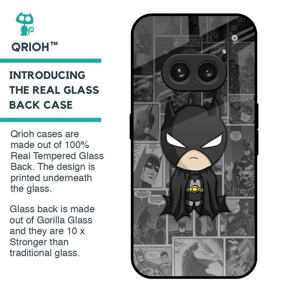 Cartoon Art Glass Case for Nothing Phone 2a Plus