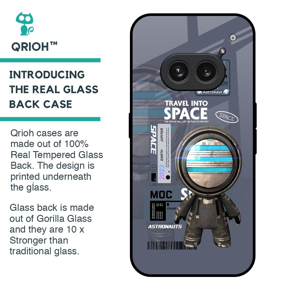 Space Travel Glass Case for Nothing Phone 2a Plus