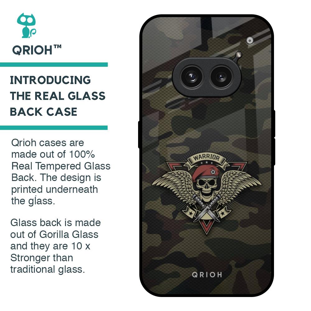 Army Warrior Glass Case for Nothing Phone 2a Plus