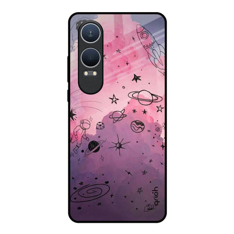 Space Doodles OnePlus Nord CE4 Lite 5G Glass Back Cover Online