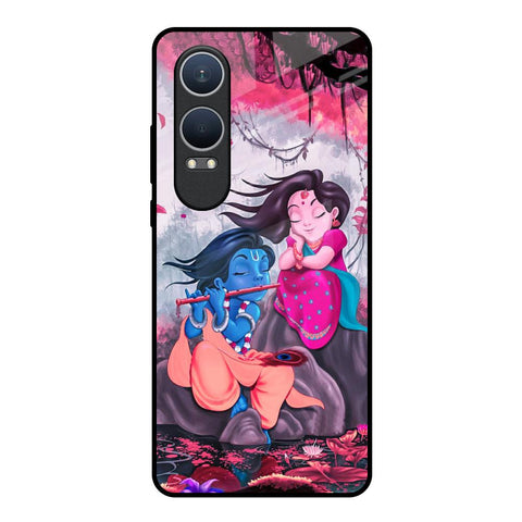 Radha Krishna Art OnePlus Nord CE4 Lite 5G Glass Back Cover Online