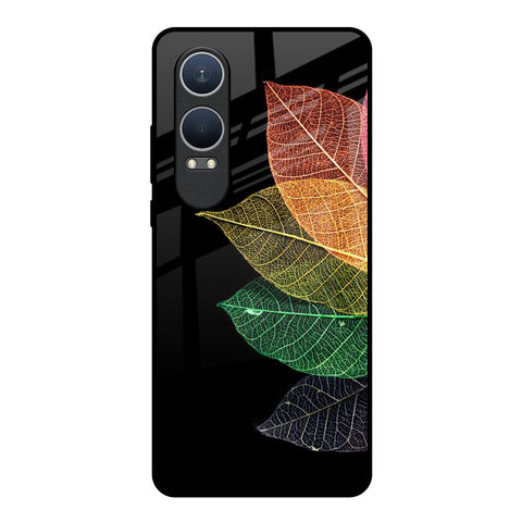 Colorful Leaves OnePlus Nord CE4 Lite 5G Glass Back Cover Online