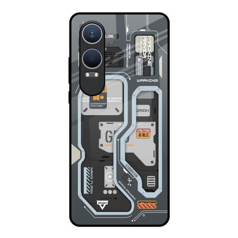 Retro Futuristic OnePlus Nord CE4 Lite 5G Glass Back Cover Online