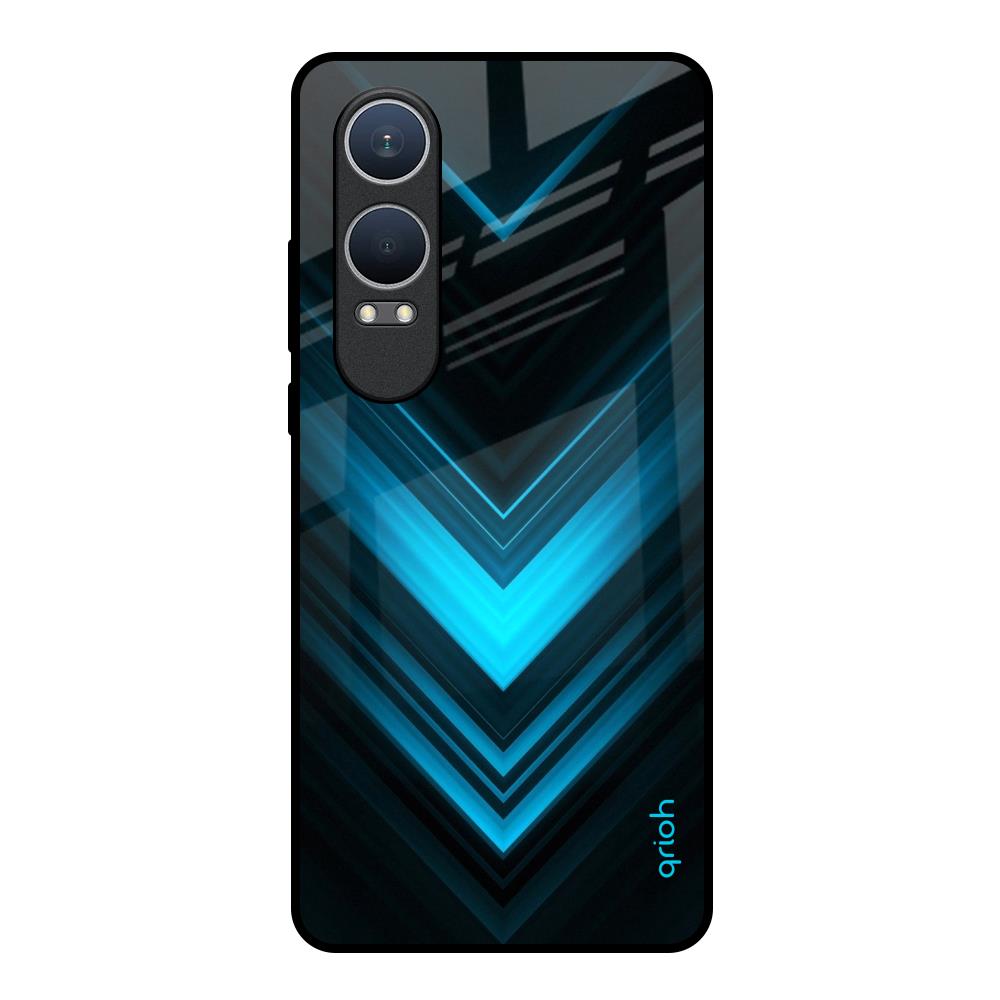 Vertical Blue Arrow OnePlus Nord CE4 Lite 5G Glass Back Cover Online