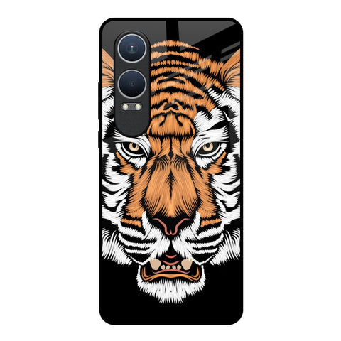 Angry Tiger OnePlus Nord CE4 Lite 5G Glass Back Cover Online