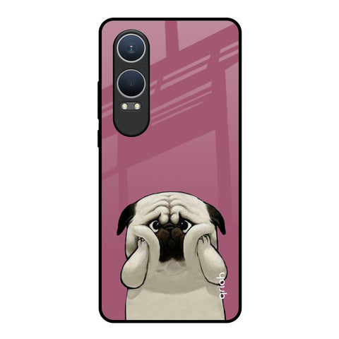 Funny Pug Face OnePlus Nord CE4 Lite 5G Glass Back Cover Online