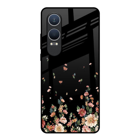 Floating Floral Print OnePlus Nord CE4 Lite 5G Glass Back Cover Online