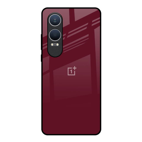 Classic Burgundy OnePlus Nord CE4 Lite 5G Glass Back Cover Online