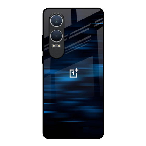 Blue Rough Abstract OnePlus Nord CE4 Lite 5G Glass Back Cover Online