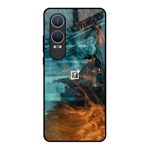 Golden Splash OnePlus Nord CE4 Lite 5G Glass Back Cover Online