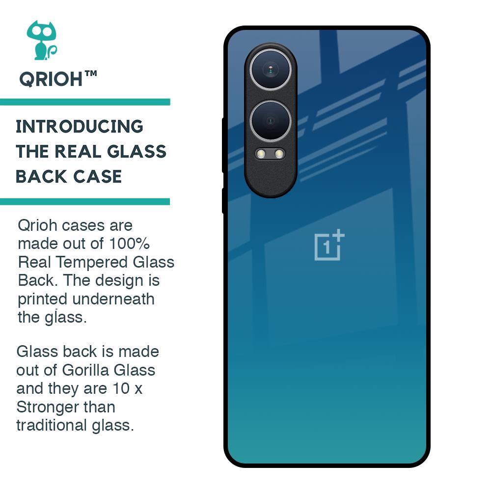 Celestial Blue Glass Case For OnePlus Nord CE4 Lite 5G