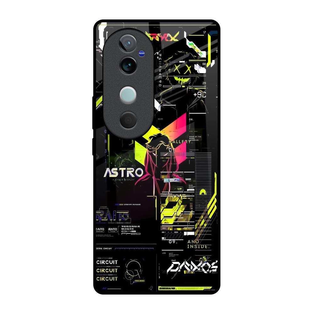 Astro Glitch Vivo V40 5G Glass Back Cover Online