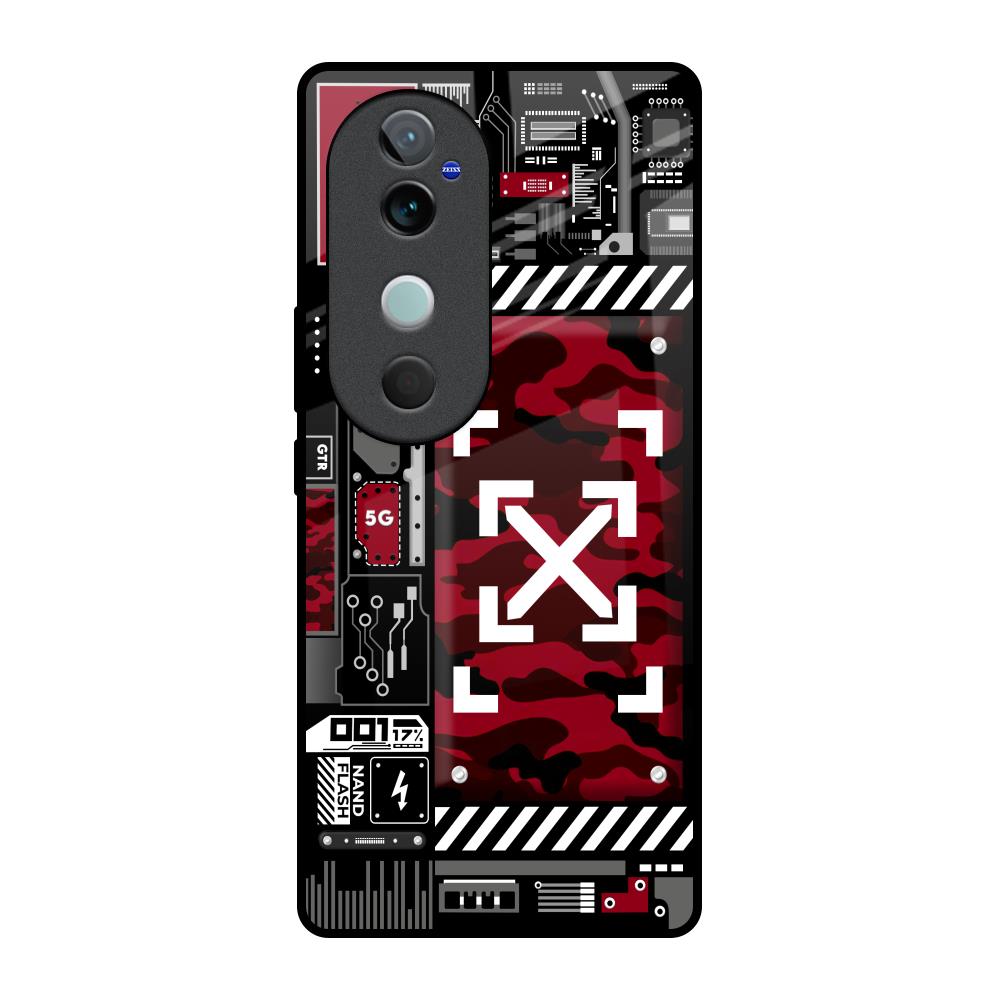 Technology Art Vivo V40 5G Glass Back Cover Online