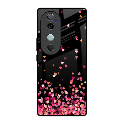 Heart Rain Fall Vivo V40 5G Glass Back Cover Online