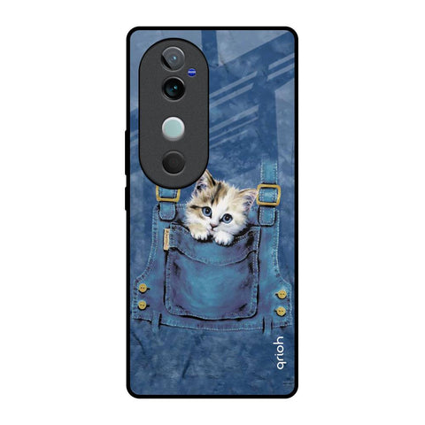 Kitty In Pocket Vivo V40 5G Glass Back Cover Online
