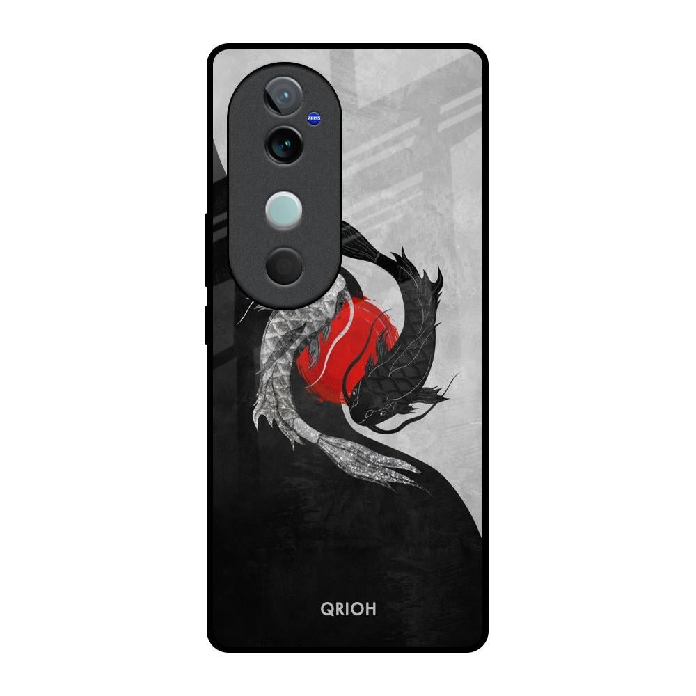 Japanese Art Vivo V40 5G Glass Back Cover Online