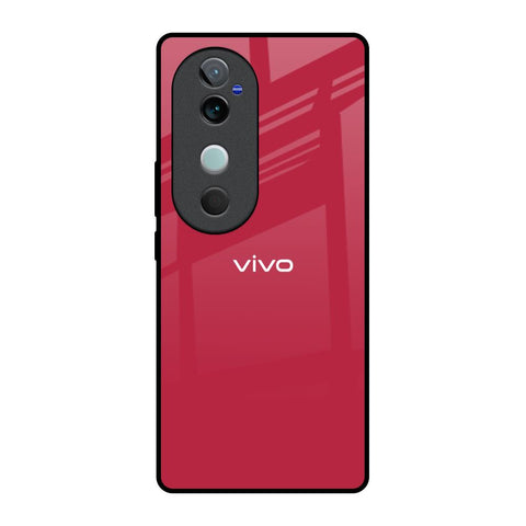 Solo Maroon Vivo V40 5G Glass Back Cover Online