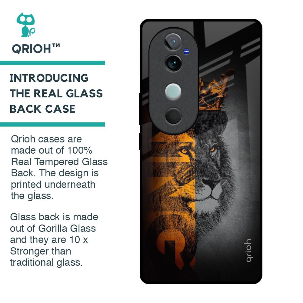 King Of Forest Glass Case for Vivo V40 5G