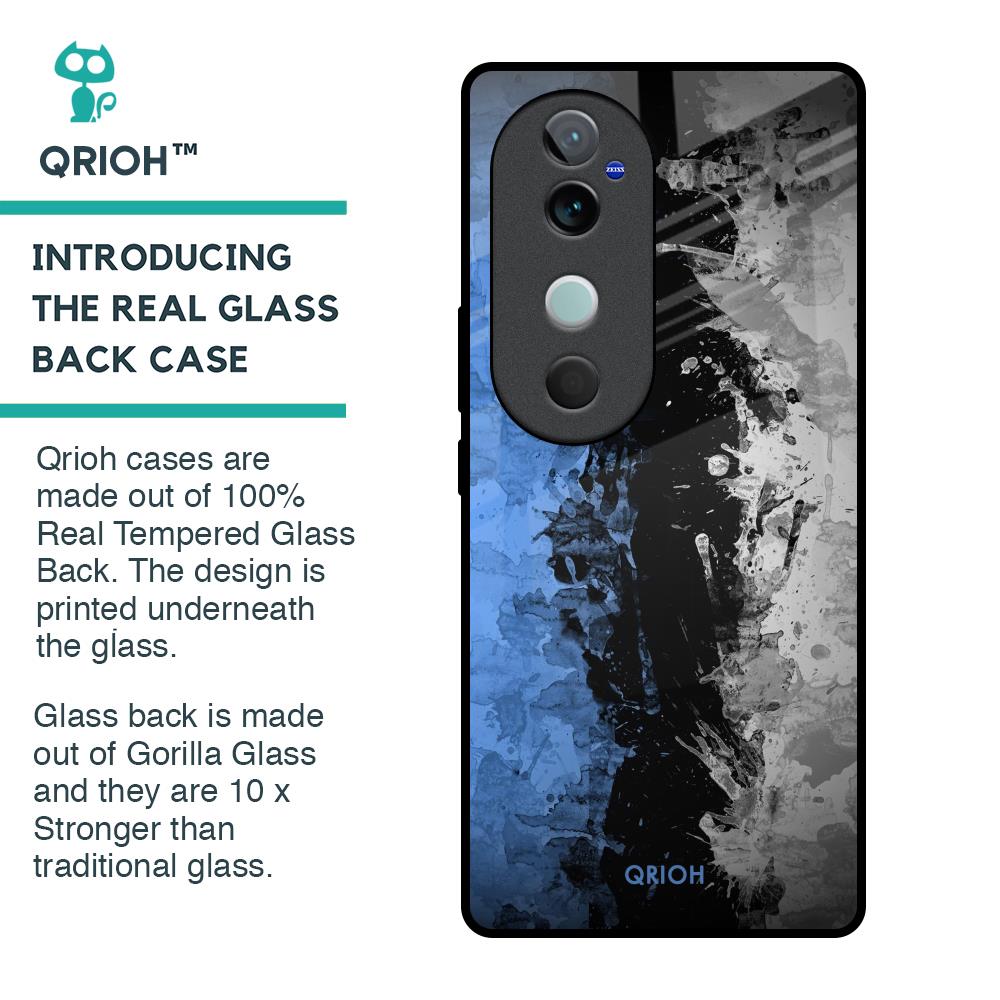 Dark Grunge Glass Case for Vivo V40 5G
